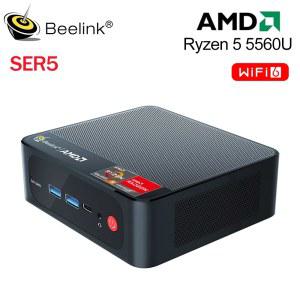 Beelink 미니 PC 게임용 컴퓨터 SER7 AMD Ryzen 7 7840HS 5800H 5700U 5 5560U SER5 Pro SER6 MAX 9 6900HX WiFi6 DDR5 SSD