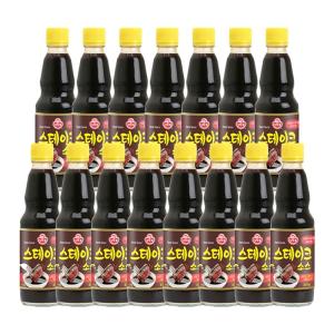 스테이크 소스 415G 15개음식 조리용 양념 액상 맛있는 용소스 고기 가정용