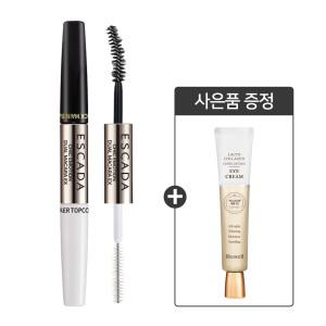 ESCADA 에스까다 볼륨 롱래쉬 듀얼 마스카라 EX 11ml  + 사은품 아이크림 / 쉬크 이모션 탑노트 베이스 각 5.5ml / 묻어나지 않는 / 속눈썹 연장 선물