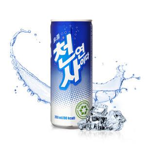 천연사이다 250ml x 30캔 음료수