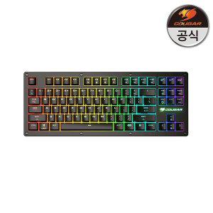 [쿠거] PURI TKL RGB 유선 게이밍 텐키리스 적축 기계식 키보드