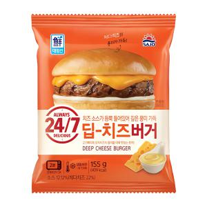 사조 대림선 딥 치즈 버거 155g x 10개