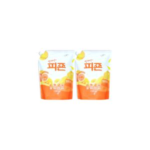 피죤 섬유유연제 옐로미모사 2100ml 2개