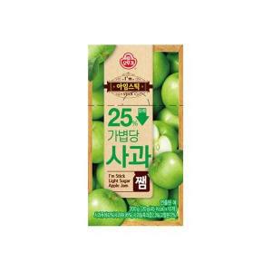 오뚜기 여행 캠핑 아임스틱 가볍당 사과쨈(10T) 200G 와플 브런치 간식 파이