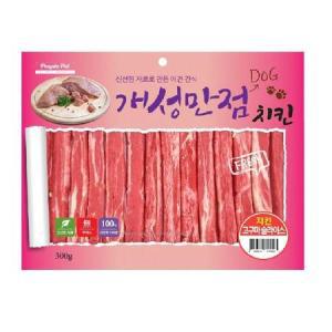 개성만점 치킨고구마 슬라이스 300g 강아지대용량간식_MC