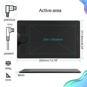 판타블렛 드로잉 그림 패드 Huion-HS610 안드로이드 지원 배터리 없는 그래픽 태블릿 디지털 태블릿, 익스