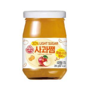 오뚜기 라이트 슈가 사과쨈 290g 답례품 케이크 와플 브런치 간식 파이