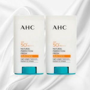 AHC 내추럴 퍼펙션 프레쉬 선스틱 17g (SPF50+) 2개