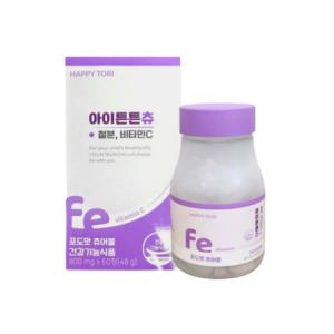 해피토리 아이튼튼츄 철분 비타민C 800mg x 60정_MC