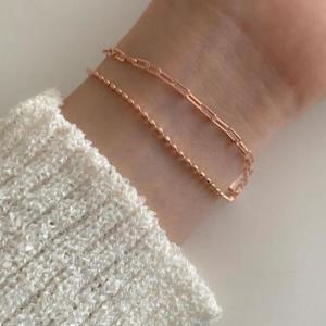 [오노마] ONM (925 Silver) Simple line bracelet C 24