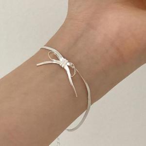 [오노마] ONM (925 Silver) Pure Ribbon Bracelet C 27