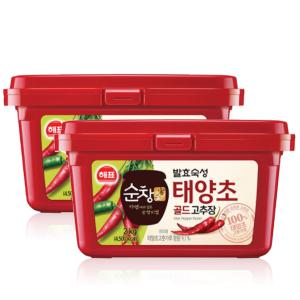 해표 순창궁 태양초 골드 고추장 2kg x2개 /유통기한:'25.02.16