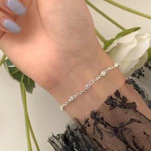 [라일리의류] Rly (925 Silver) Flower bracelet C 04