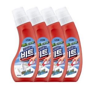 바르는 비트 220ml x 4개 옷깃세제 소매 얼룩제거 찌든때제거 깨끗한 빨래