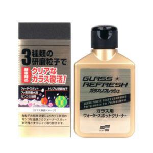 소프트99 고성능 유리유막제거제, 글라스 스테인 클리너 G73 (80ml, 스펀지 포함)