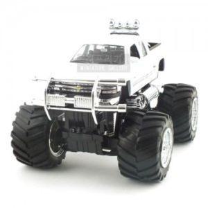 웰리 1 24 CHEVROLET SILVERADO 1500 Z71 BIG WHEELS (WE122928WH) 몬스터트럭 픽업 모형자동차다이캐스팅