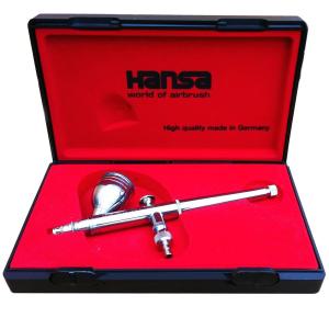 한사-독일 에어브러쉬 한자 HANSA 381 0.3mm (1EA)에 도장에 작업에 공구에 도료에 도료 도장 다용도에 에