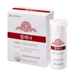 유한양행 엘레나 UREX 프로바이오틱스 170mg 60캡슐 2개 (4개월분)