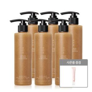 조성아 원더바스 레몬청 클렌저 200ml 6개 + 레이빔 업 피치볼륨 미니