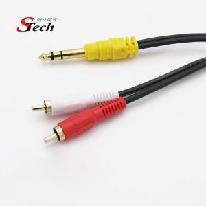 에스테크 STech 5.5스테레오 to 2RCA Y형 케이블 3M