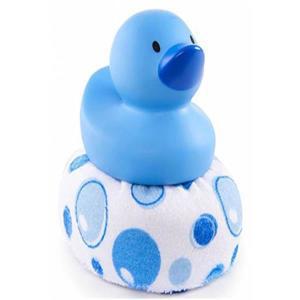 Munchkin Duck Duck Clean Sponge Bath Toy Blue/먼치킨 오리 목욕 스펀지 블루(AB-EN-16103B)/목욕용품