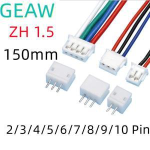 미니 마이크로 ZH 15 JST 커넥터 길이 150mm 와이어 케이블 2 3 4 5 6 7 8 910 핀 2 3 4 5 6 10 세트 하우