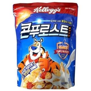 켈로그 콘푸로스트 600g x 6개 (반박스) + 키링2종_