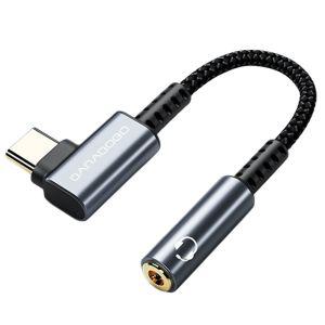 ㄱ자 USB C타입 to 3.5mm DAC 이어폰 오디오 젠더C형 C젠더 연결 C핀케이블 C형 젠더선 이어폰잭 잭젠더