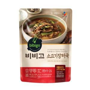 [RGN72O32]찌개탕류 비비고 소고기장터국 500g 낱개판매