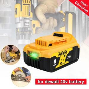 디월트용 정품 리튬 교체 배터리, DCB200, 20V, 8000mAh, 18V, DCB184, DCB200, DCB182, DCB180, DCB181, D