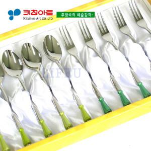 우주(투톤칼라)티스푼 10PCS(GIFT)