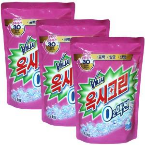 오투액션 스마트 얼룩제거 1.5kg 3개