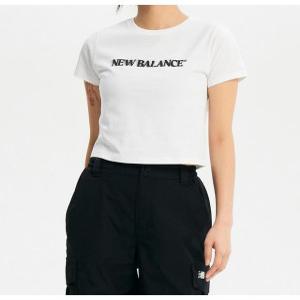 [뉴발란스]뉴발란스반팔티 BQC NBNEE2W432-10 WOMEN 블러 그래픽 세미크롭 반팔티 SLIM FIT