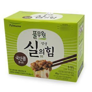 [코스트코 냉장] 풀무원 실의힘 국산콩 생나또 48.5g x 12개입 대용량 탕비실 집들이 자취