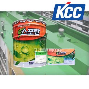 KCC 스포탄하도14kg 스포탄중도20kg 상도 12.6L 우레탄 옥상 방수 페인트