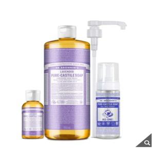 [CO(생활용품(세안/구강용품))]DR.BRONNERS 닥터브로너스 캐스틸 솝 클렌저 950ml + 60ml