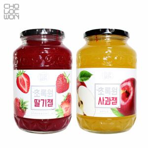 초록원 딸기잼 1KG +사과잼 1KG (2KG)