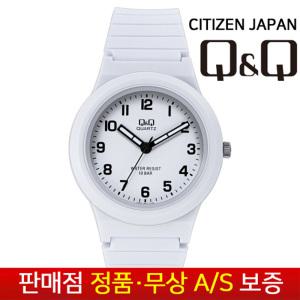 [큐앤큐BY시티즌][QnQ by Citizen][무상AS보증]화이트여성여자초등중고등학생시험우레탄손목시계VR94J-800Y