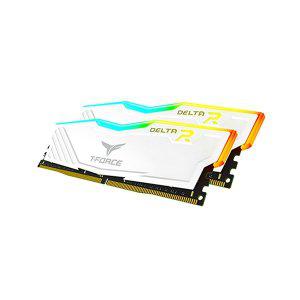 [에스투씨엔아이]TeamGroup T-Force DDR4-3600 CL18 Delta RGB 화이트 패키지 (16GB(8Gx2)