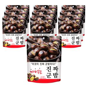 까먹는 진짜군밤 100g x 10봉 맛밤 단밤 약단밤