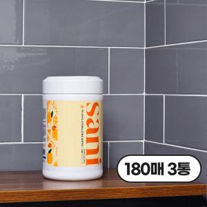 파워살균소독 청소용 물티슈 180매 3통 집안청소  만능 매직크리너 찌든 기름때제거