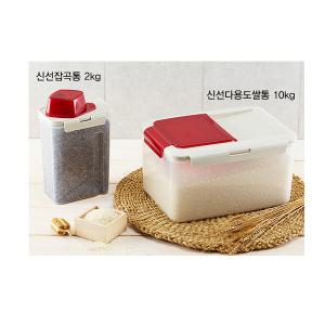 KOMAX 코멕스 코멕스 잡곡통 2kg 코멕스 쌀통 10kg 씨리얼통