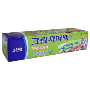 크린랩 크린지퍼백 대 25cmX30cm 20매 X 30개 크린이중지퍼백대