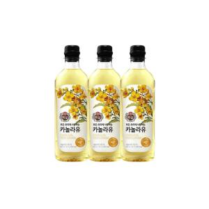 백설 카놀라유 900ml 3개