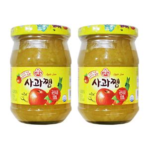 오뚜기 사과쨈 300g 2개 잼 토스트 식빵