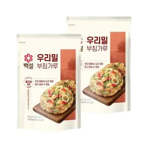 백설 우리밀부침가루 500g x2개