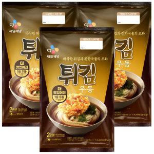 CJ 튀김우동 490g x 3개 / 냉장식품 간편조리