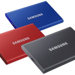 삼성 외장 SSD 외장형 하드 Portable 미니 소형 C타입 USB3.0 케이블 포함 T7 포터블 1TB 2TB