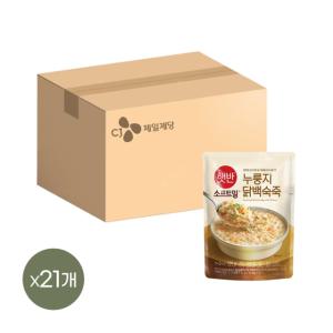 햇반죽 누룽지닭백숙죽 420g x21개 비비고죽 리뉴얼