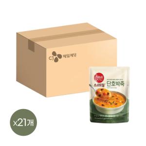 햇반죽 단호박죽 420g x21개 비비고죽 리뉴얼